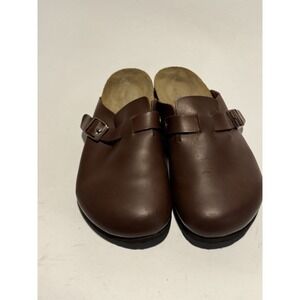 Birkenstock Boston Vintage Wood Roast Leather Regular - 39 Womens 8-8.5